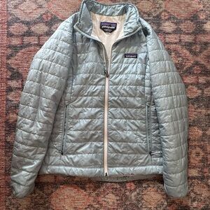 Patagonia Women's Light Blue Quilted Jacket